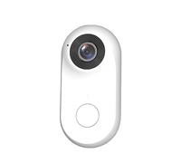 Knadgbft 2MP WIFI Thumb Sports Camera Outdoor Riding Hiking Camera Recorder Camera HD 1080P Magnetic with 32G Memory Card Reusable White