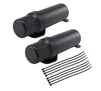 Knadgbft 2Pcs Motorcycle Accessories Waterproof Tool Tube Gloves Raincoat Storage Box Universal for 125mm