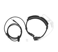 Knadgbft 3.5mm plug Tactical-Throat Microphone earphone Covert Adjustable Covert Air Tube Headset with Throat Mic for smartphones