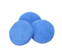 Knadgbft 3 x Microfibre Foam Sponge Polish Wax Applicator Pads Car Home Cleaning