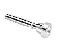Knadgbft 3C Horn Mouthpiece Brass Horn Mouthpiece Silver Plated Horn Mouthpiece