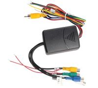 Knadgbft 4 Cameras in 1 Video Control Image Combiner Channel Converter Box Replacement Accessories for Car Driving System Front Rear Left Right Views