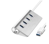 Knadgbft 4 Port 5Gbps High Speed Power Adapter USB 2.0 Hub USB HUB USB Splitter for Laptop Adapter Computer Accessories