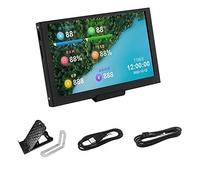 Knadgbft 5" IPS Monitor, 800x480 Resolution, Secondary Screen for Laptop, USB Type-C, Free AIDA64, Black