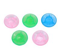 Knadgbft 5Pcs Luminous Electric Guitar Effect Pedal Foot Nail Cap Amplifiers Color Foot Switch Guitar Pedal Knob Accessories