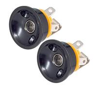Knadgbft 6.35mm 1/4Inch Guitar Jack Plug Socket Output Plate for TL Guitar Parts Accessories, B