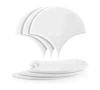 Knadgbft 6Pcs Self-Adhesive Acoustic Panel,Ginkgo Sound Absorbing Dampening Panel,for Studio,Wall Acoustical Treatment,White