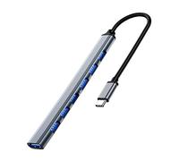 Knadgbft 7 in 1 USB C to USB Hub USB C Hub USB Splitter USB Extender Extended USB 3.0 X1 + USB 2.0 X6