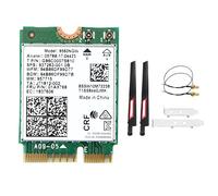 Knadgbft 9560NGW WiFi Card Adapter+Antenna 1730Mbps Wireless AC 9560 2.4G+5G BT 5.0 802.11Ac M.2 CNVI 9560NGW WiFi Adapter WiFi Card Adapter Wireless Adapter B