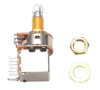 Knadgbft A500K Potentiometer Push Pull Switch Splined Dpdt Pot Shaft 25Mm Electric Guitar Tone Volume Parts Guitar Parts & Accessories