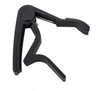 Knadgbft Acoustic/Electric/Classic Aluminium Alloy Guitar Capo Quick Change Key Clamp,Black
