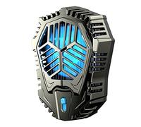 Knadgbft AL-07 Portable Mobile Phone Radiator Semiconductor Radiator Temperature Second Gear Adjustable Phone Cooler Black