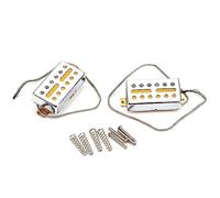 Knadgbft Alnico 5 Guitar Pickup Neck and Bridge Humbucker Pickups Set Neck Humbucker Pickup Bridge Humbucker Pickup