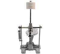 Knadgbft Aluminium Alloy Single Spring Bass Children Drum Pedal Adjustable Stroke with Wool Beater Percussion Replacement Accessories Silver