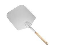 Knadgbft Aluminum 9 Inch Pizza Peel Shovel with Wooden Handle Cake Shovel Pizza Lifter Tool 66cm Length