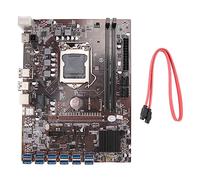 Knadgbft B250C BTC Mining Motherboard 12XPCIE to USB3.0 Graphics Card Slot LGA1151 Supports DDR4 DIMM RAM Computer Motherboard