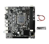 Knadgbft B75 Desktop Motherboard Computer Motherboard +Baffle+Switch Cable LGA1155 DDR3 Support 2X8G PCI E 16X for I3 I5 I7 Series Pentium Celeron CPU