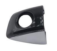 Knadgbft Black Silver Front Left Door Handle Key Hole Cover Cap Trim for - A6/S6 A7 Sportback A8/S8 4H1837879