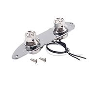 Knadgbft Chrome Control Plate For Genuine 51 P Bass Guitar