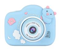 Knadgbft Cute Mini Digital Camera Toys 2 Inch Screen Video Camera Baby Educational Toy Fit for Boy Girl Birthday Gift-Blue