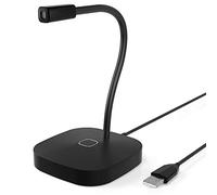 Knadgbft Desktop Microphone PC Microphone USB Microphone Condenser Microphone LED Microphone Base 360°Sound Collection Touch