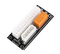 Knadgbft Dual PSU Power Supply Sync Adapter Add2Psu ATX 24Pin to 4Pin Molex Synchronous Connector Riser Cable Miner Mining