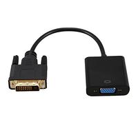 Knadgbft DVI to VGA Adapter Cable 1080P DVI-D to VGA Cable 24+1 25 Pin DVI Male to 15 Pin VGA Female Video Converter for PC Display