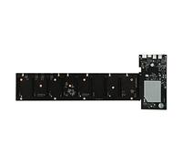 Knadgbft ETH-HSW3 BTC Mining Motherboard 8 Cards PCIE X16 Graphics Slot 67mm Pitch DDR3 SO-DIMM Memory MSATA USB 2.0 Motherboard