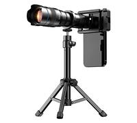 Knadgbft External Telephoto Phone Camera Lens Telephoto Lens 36X Optical Magnification with Tripod and Phone Clip