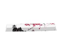 Knadgbft Five-Sided Dyesub 6.25U Novelty Keycap PBT Pagoda Space Bar