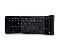 Knadgbft Foldable Keyboard Rechargeable Mini Keyboard with Touchpad Mouse for Windows Phone PC