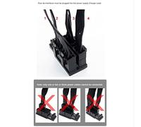 Knadgbft For RTX 4090 4080 Graphics Card ATX3.0 4X8Pin 12+4Pin Power Adapter 180 Degree Angled Connector for Power Supply Cable,A