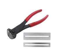 Knadgbft Guitar Fret Wire End Cutter Stringed Nipper Wire Puller Plier String Shear with Fret Wire Guards Repair Tool 7Inch