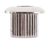 Knadgbft Guitar Tuner Conversion Bushings Adapter Ferrules Nickel Plating with nice plastic shell for 10mm Peghead Holes Silver
