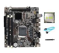 Knadgbft H55 Motherboard LGA1156 Supports I3 530 I5 760 Series CPU DDR3 Memory Motherboard +I3 550 CPU+SATA Cable+Thermal Grease Replacement Parts