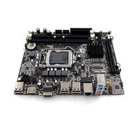 Knadgbft H55 Motherboard LGA1156 Supports I3 530 I5 760 Series CPU DDR3 Memory Motherboard Replacement I3 550 CPU+SATA Cable+Thermal Pad