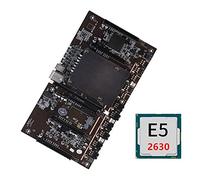 Knadgbft H61 X79 BTC Mining Motherboard with E5 2630 CPU 5X PCI-E 8X LGA 2011 DDR3 Support 3060 3080 GPU for BTC Mining