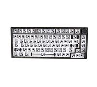 Knadgbft Ik75 V3 Mechanical Keyboard Gasket Kit 75% Hot Swappable Switch RGB LED Patch Lamp Type-C 2.4G Drive Customization,A