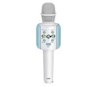 Knadgbft Kid's Musical Microphone,Wireless Bluetooth Handheld Microphone,with LED Light MP3 Player,Microphone Speaker Player,Blue