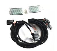 Knadgbft LED Footwell Light Foot Lamp Cable Wiring Harness for B7 B8 CC Golf 7 MK7 7.5 MK2 5GG947409