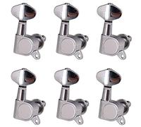 Knadgbft Locked String Tuning Pegs Key Tuners Machine Heads for Acoustic Electric Guitar Lock Style Right
