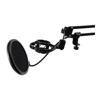 Knadgbft Microphone Stand,Mic Boom Arm with Adjustable Suspension Scissor Arm Stand Phone Holder,for Blue Snowball and Other Mics