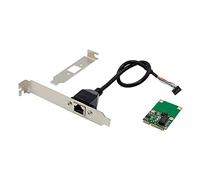 Knadgbft MINI PCI-E Network Card Mini Half-Height PCIE 1000M Wired Network Card Support Soft Routing Such As Love Fast