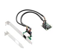 Knadgbft Mini PCIE Gigabit 1000M Wired Network Card Ethernet Single -Network Single Mouth RJ45 Free RTL8111H Chip