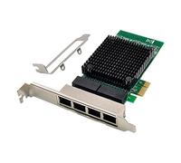 Knadgbft PCI-E X1 Gigabit Network Card 82571GB 4 Port Server Network Card EXPI9402PT Gigabit Network Card