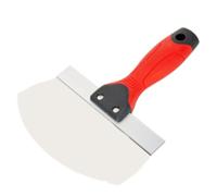 Knadgbft Plaster Stainless Steel Bucket Scoop 6.5 Inch Curved Contoured Blade for Paint, Mortar