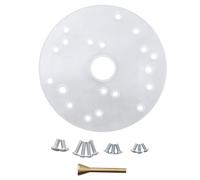 Knadgbft Router Base Plate Kit for Trim Routers Compact Router Plate with Screws Universal Router Base Plate Durable