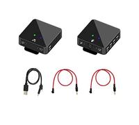 Knadgbft SK750 Wireless Lavalier Microphone System for Smartphone Laptop DSLR Tablet Camcorder Recorder Ic (1 to 1)