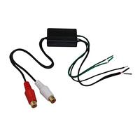 Knadgbft Speaker to 2 RCA Line Output Converter IN/OUT High/Low for Car Audio