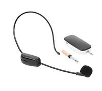 Knadgbft UHF 630-696 MHz Wireless Headset Capacitive Microphone with Receiver Fit for Speakers Teaching Meeting Singing